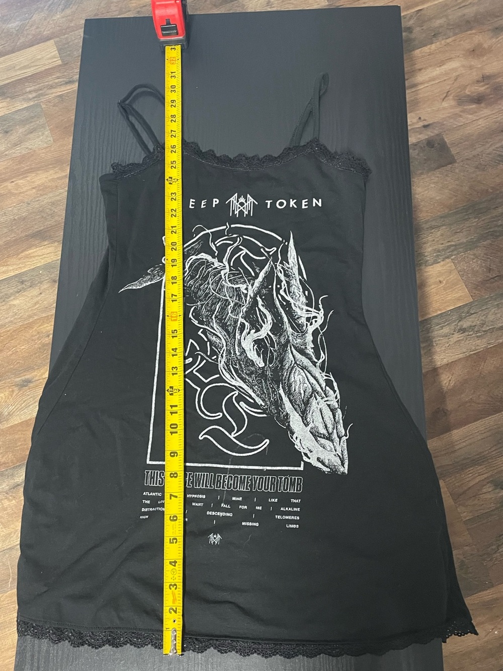 Sleep Token This Place Will Become Your Tomb Tracklist Cami Dress Size Small - Picture 12 of 13